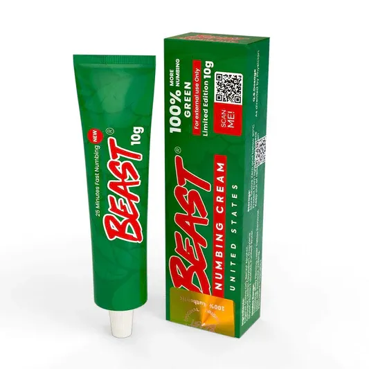 Beast Numbing Cream Green 100% | Long Lasting 4-6 Hours