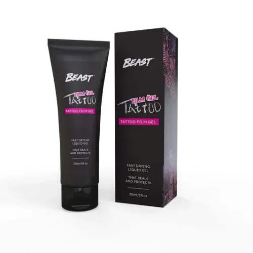 Beast Tattoo Aftercare – Fast Dry Film Gel Protector